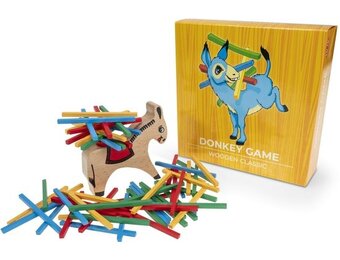Tactic Donkey Game – Bordspel – Classic Games – Houten Behendigheidsspel – Vanaf 5 jaar