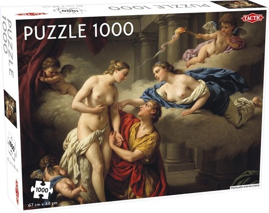 Tactic Pygmalion – Puzzel – 1000 stukjes – Klassieke Kunstillustratie – Strak en Rustgevend Ontwerp – Hoogwaardige Scandinavische Kwaliteit