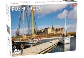 Tactic Kronborg Castle – Puzzel – 1000 stukjes – Historisch Kasteel aan Zee – Strak en Rustgevend Ontwerp – Hoogwaardige Scandinavische Kwaliteit