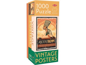 Tactic Vintage Ancient Egypt – Puzzel – 1000 stukjes – Mystiek Oud Egypte in Retro Stijl – Strak en Rustgevend Ontwerp – Hoogwaardige Scandinavische Kwaliteit