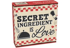 Tactic The Secret Ingredient Is Love – Puzzel – 1000 stukjes – Warme Tekstpuzzel – Rustgevend Ontwerp – Hoogwaardige Scandinavische Kwaliteit