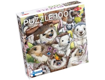 Puzzle 100 el. Jeże - Puzzel 100 stukjes Egel