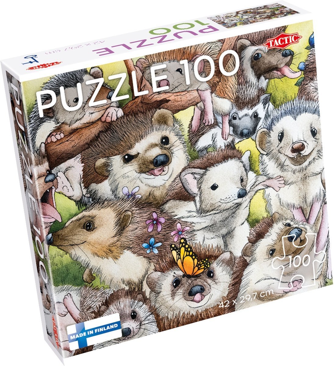 Puzzle 100 el. Jeże - Puzzel 100 stukjes Egel