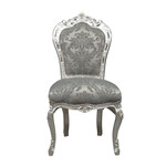 LC Dining room chair silver gray