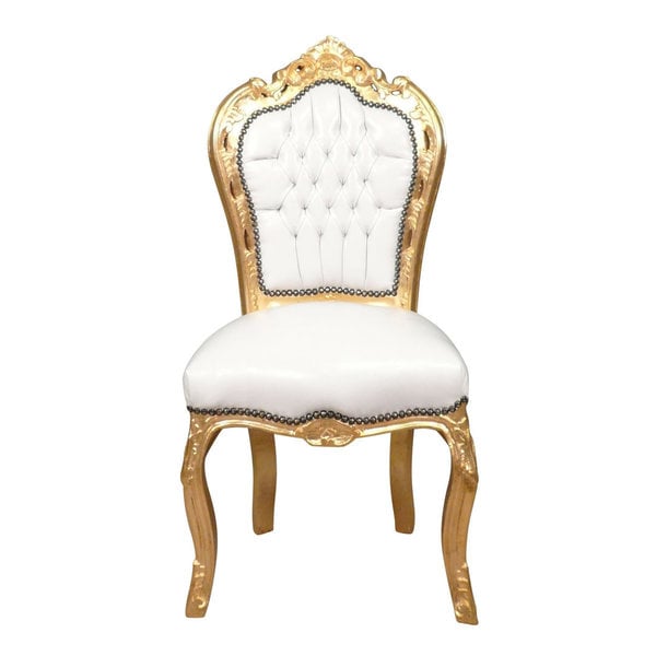 LC Dining room chair gold white sky