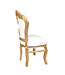 LC Baroque dining room chair gold white sky