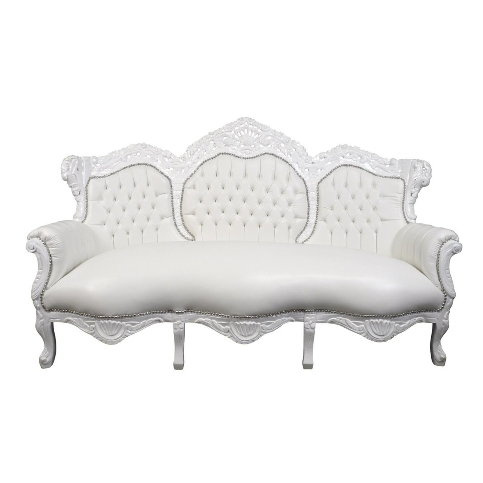 LC Baroque couch romantica white white sky