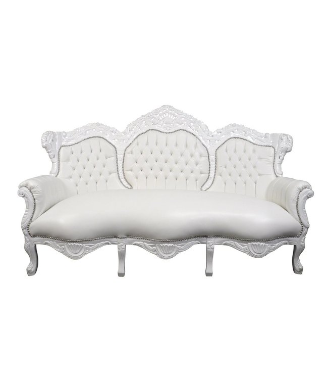 LC Baroque couch romantica white white sky