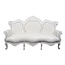 LC Baroque couch white white sky