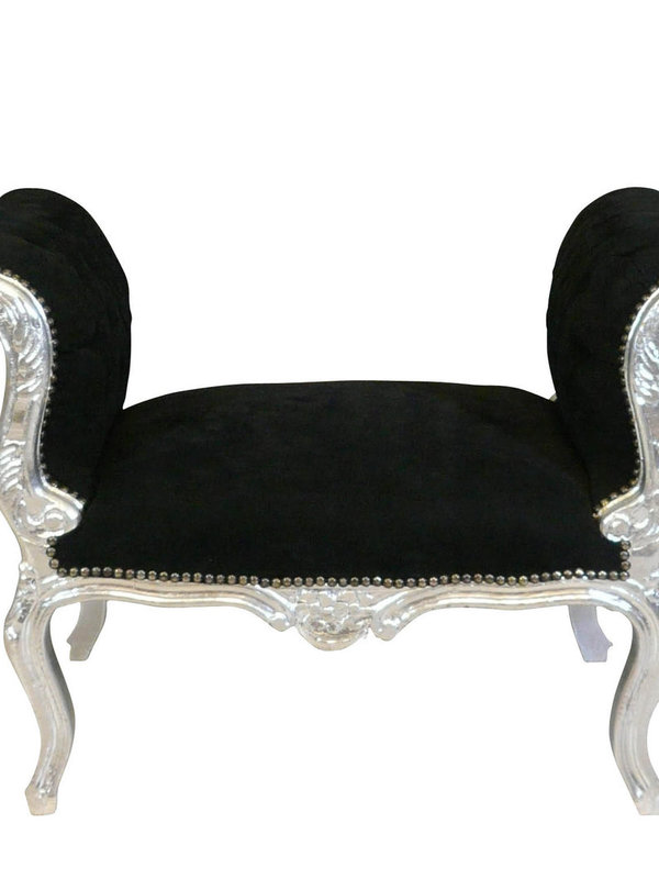 LC Baroque bench cleo silver black