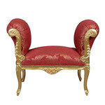 Royal Decoration   Bench Cleo gold red