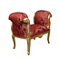 Royal Decoration   Bench Cleo gold red