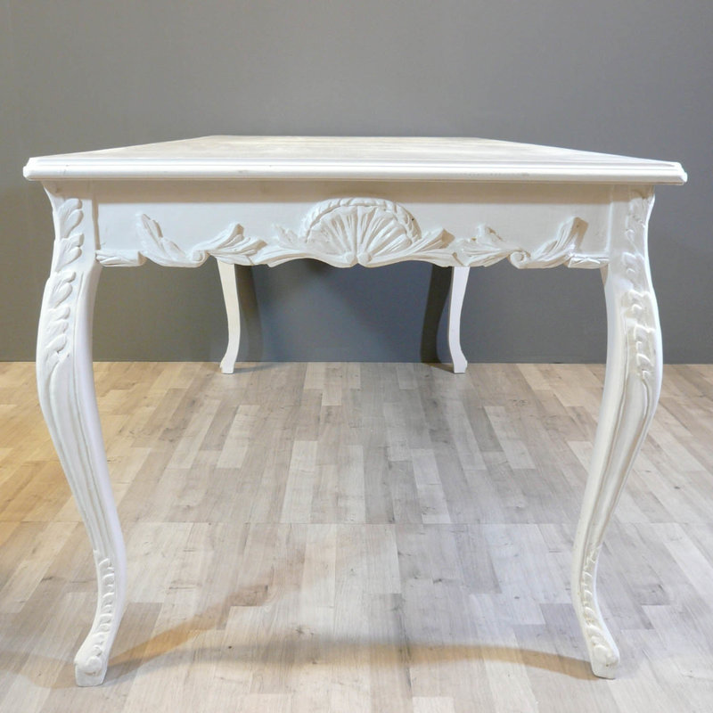 LC Witte   barok tafel