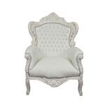 Royal Decoration   Barok fauteuil Romantica wit