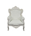 Royal Decoration   Barok fauteuil Romantica wit