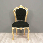 LC Dining room chair gold black