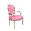 LC Baroque chair lady pink modern