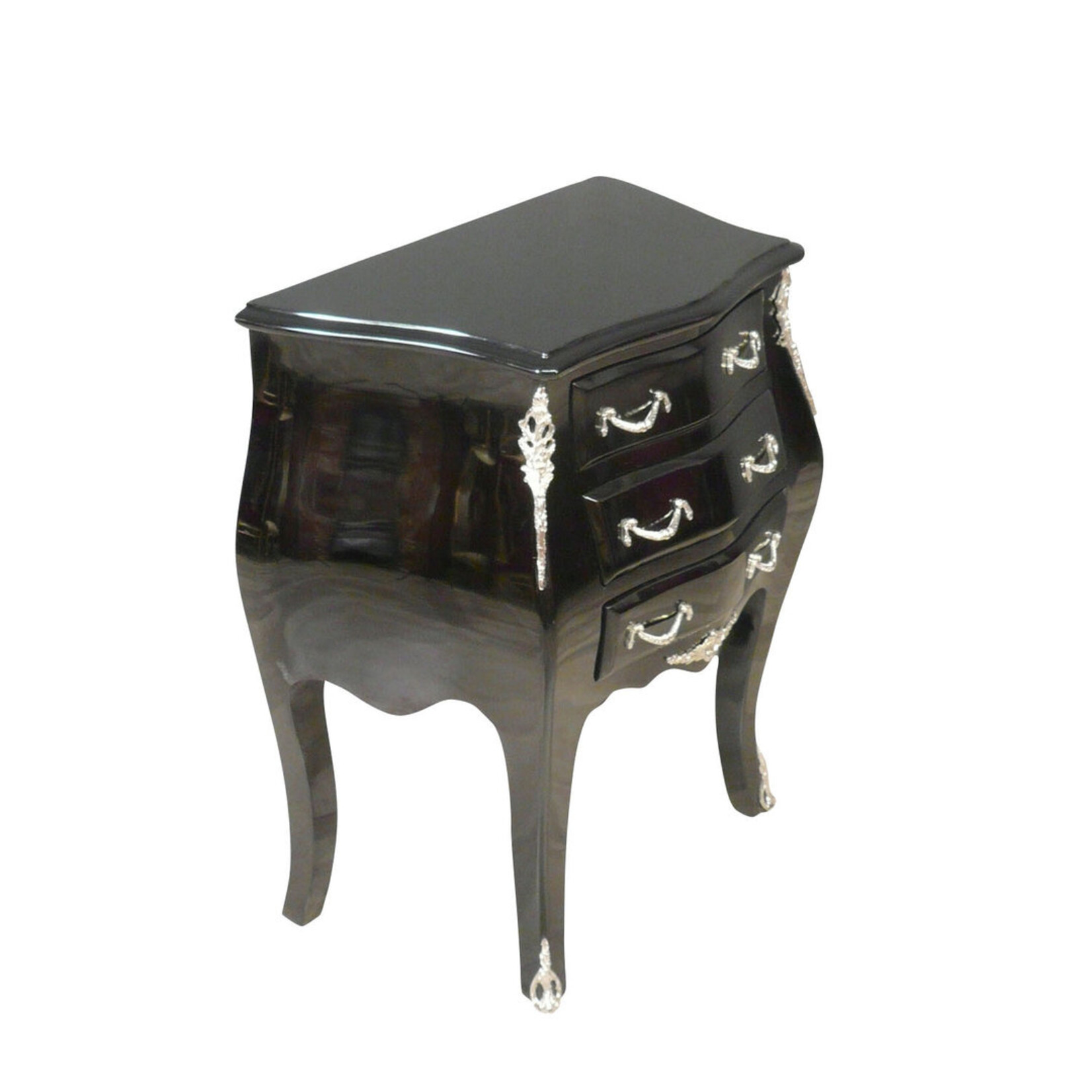 Royal Decoration   Baroque cupboard small model black