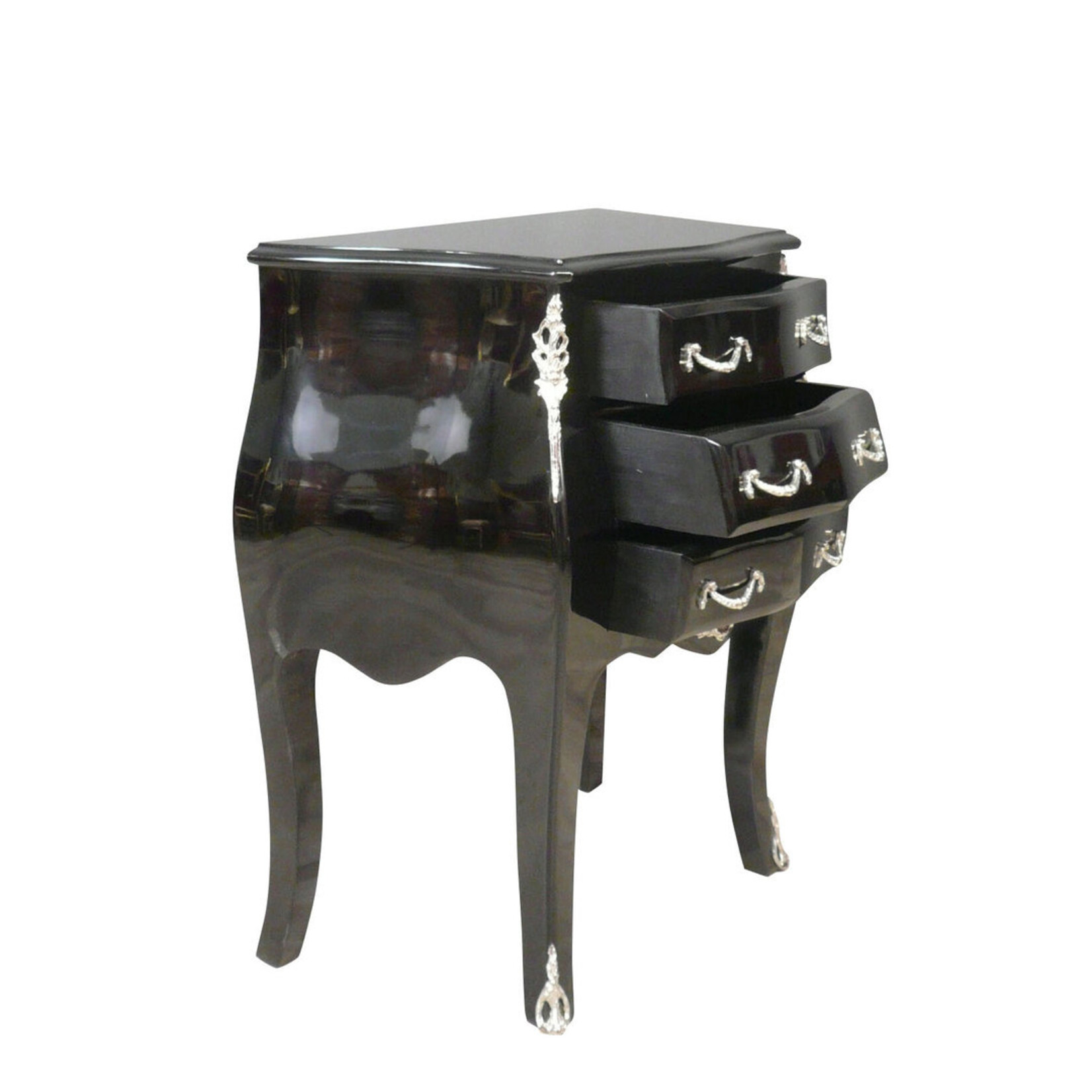 Royal Decoration   Baroque cupboard small model black