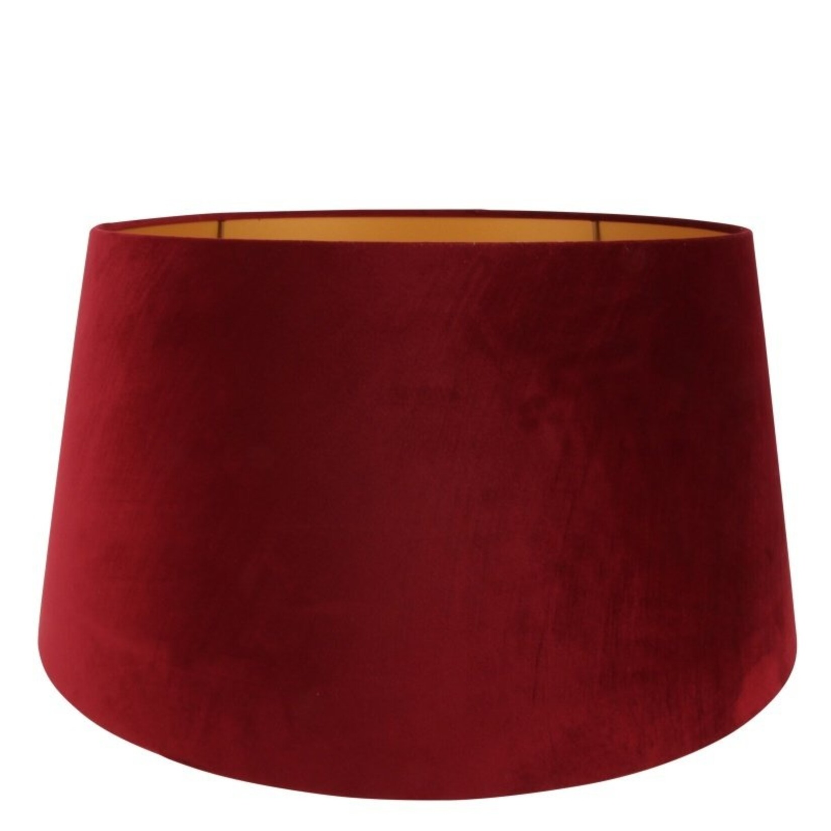 Dutch & Style Lampenkap rond rood  velvet