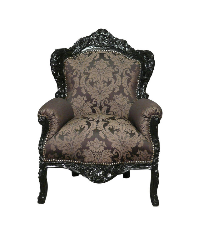 Smash passen Avonturier Barok fauteuil zwart Milano - Le Chique Wonen