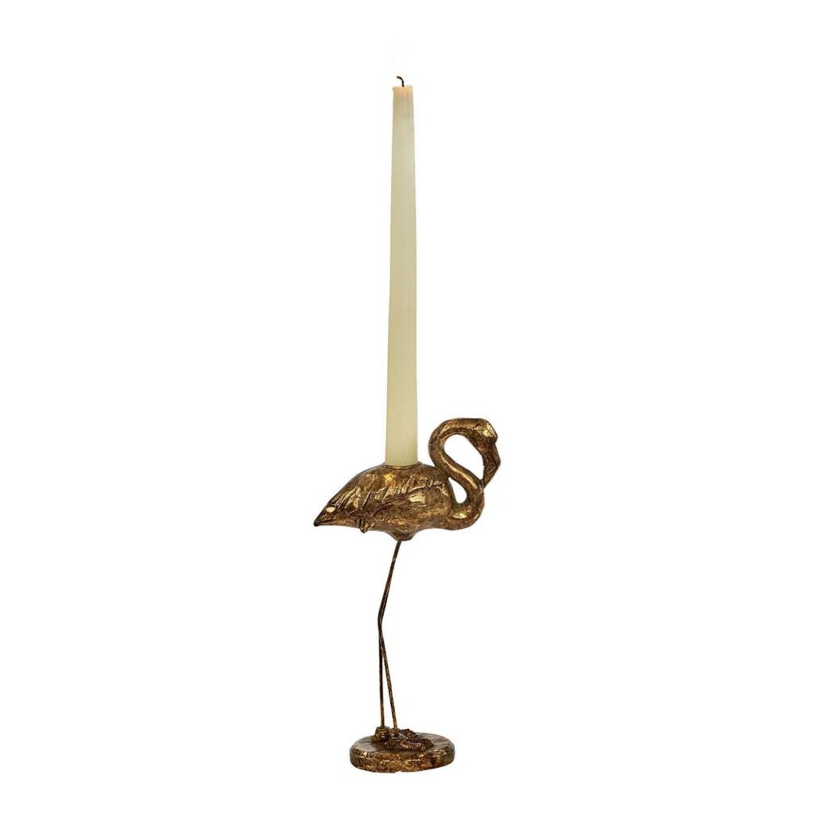 Good Will  Candlestick Flamingo