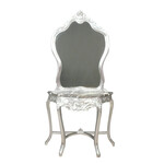 LC Coiffeuse baroque console argent