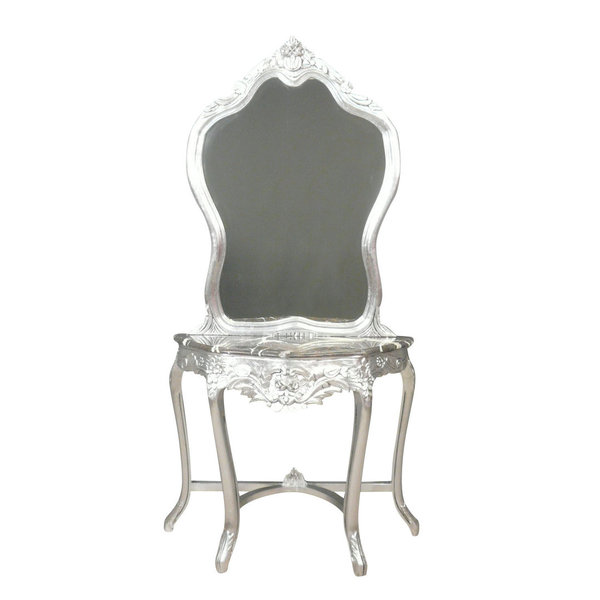 LC Baroque dressing table silver