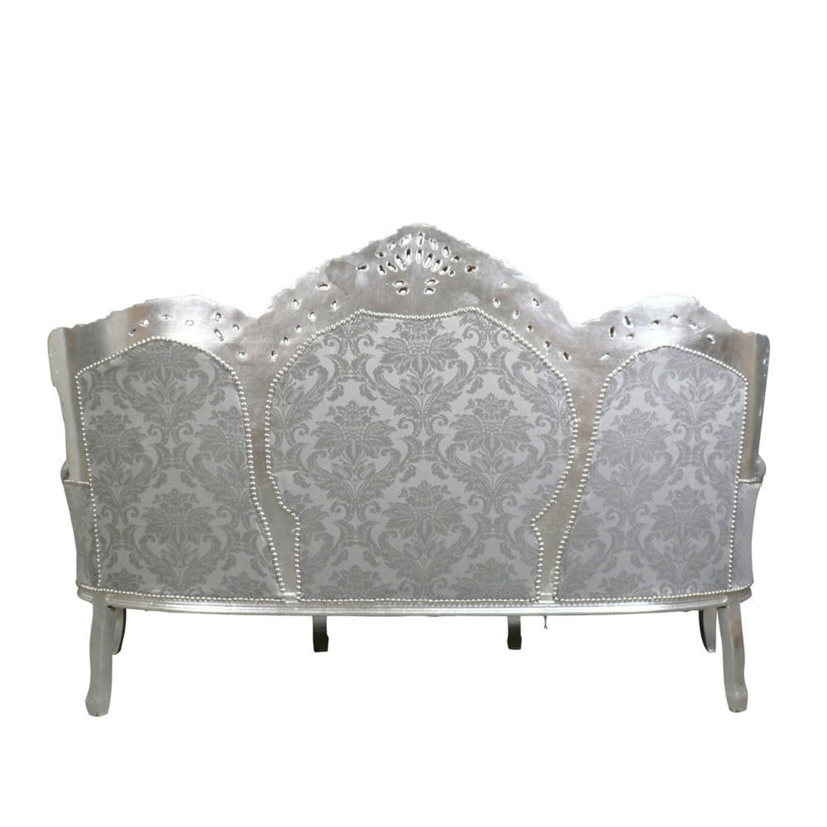 LC Baroque sofa Italia Venice silver gray