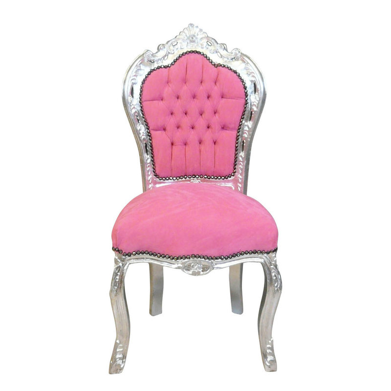 LC Barok eetkamer stoel Lady Pink
