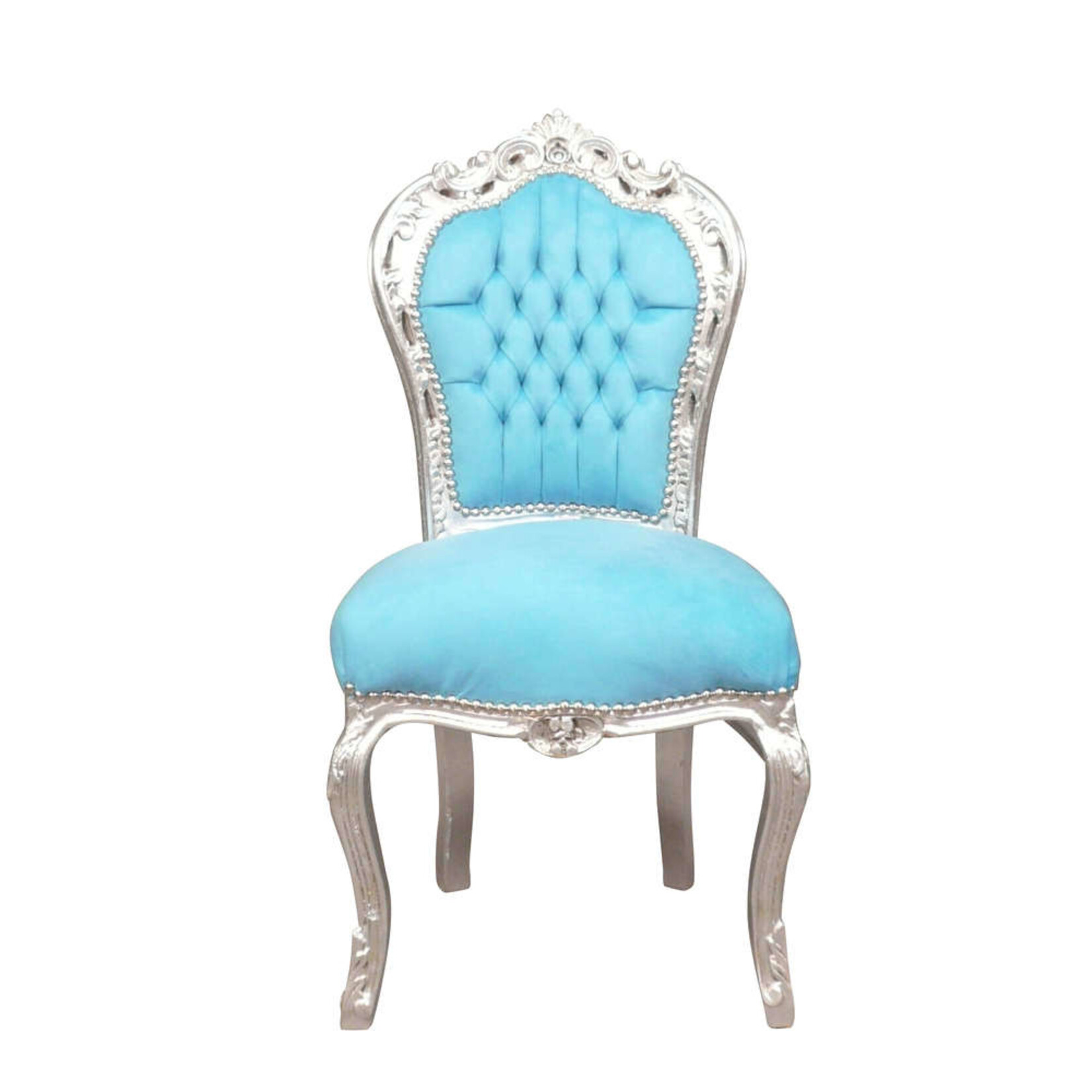 LC Dining room chair aqua blue barok