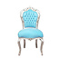 LC Chaise de salle à manger bleu aqua,barok