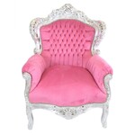 LC Lady Pink barok fauteuil