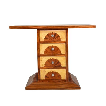LC CONSOLE ART DECO AVEC 4 TIROIRS