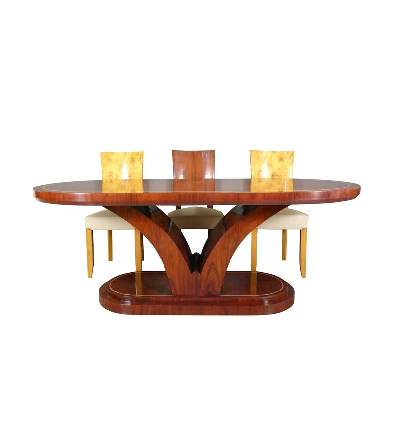 LC ART DECO TABLE IN ROSEWOOD