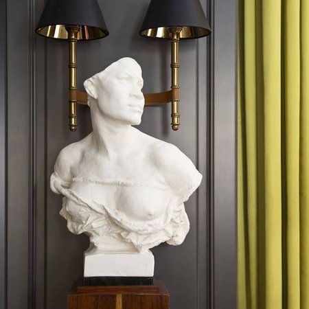 LC 2x Colonnes Art Déco beige