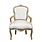 LC Baroque chair lady gold white sky