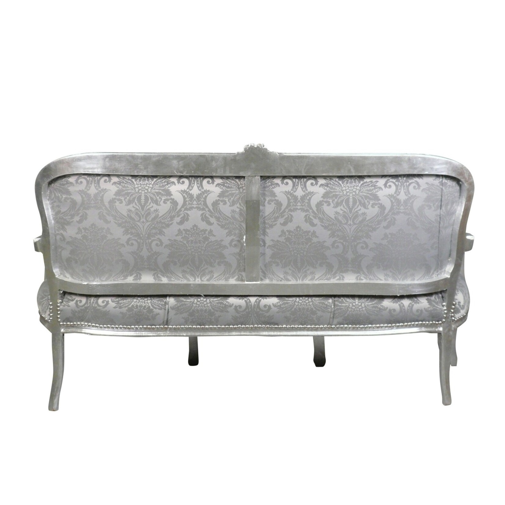 LC Canapé baroque Italia Venise gris argenté