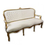 LC Baroque Sofa white glamor s