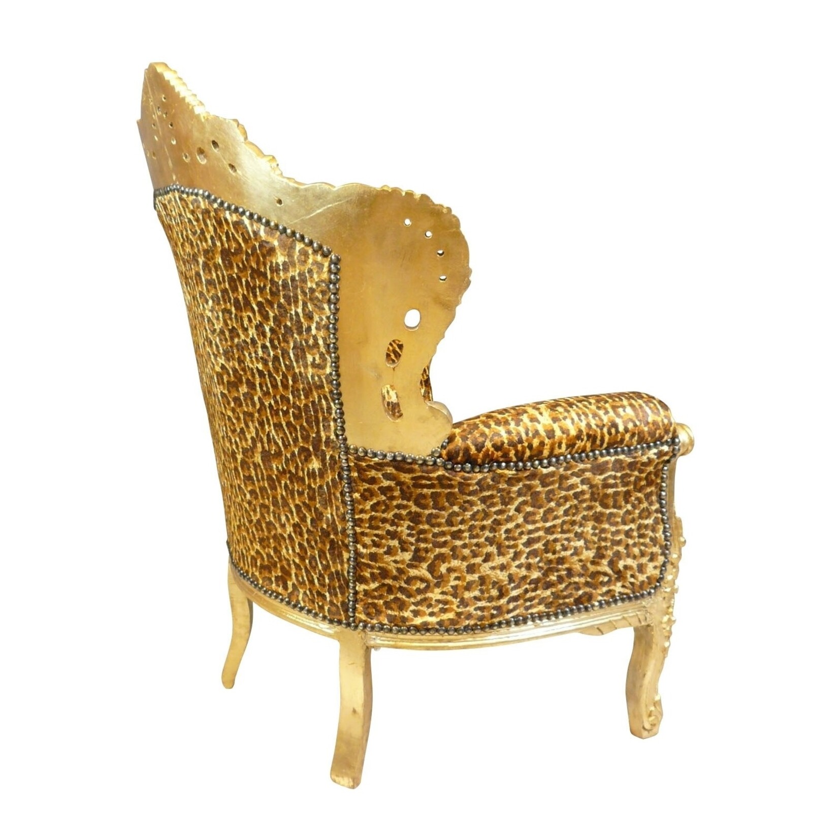 LC  Barok Fauteuil Jungle Leopard