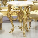 Table Empire en bronze massif exclusif