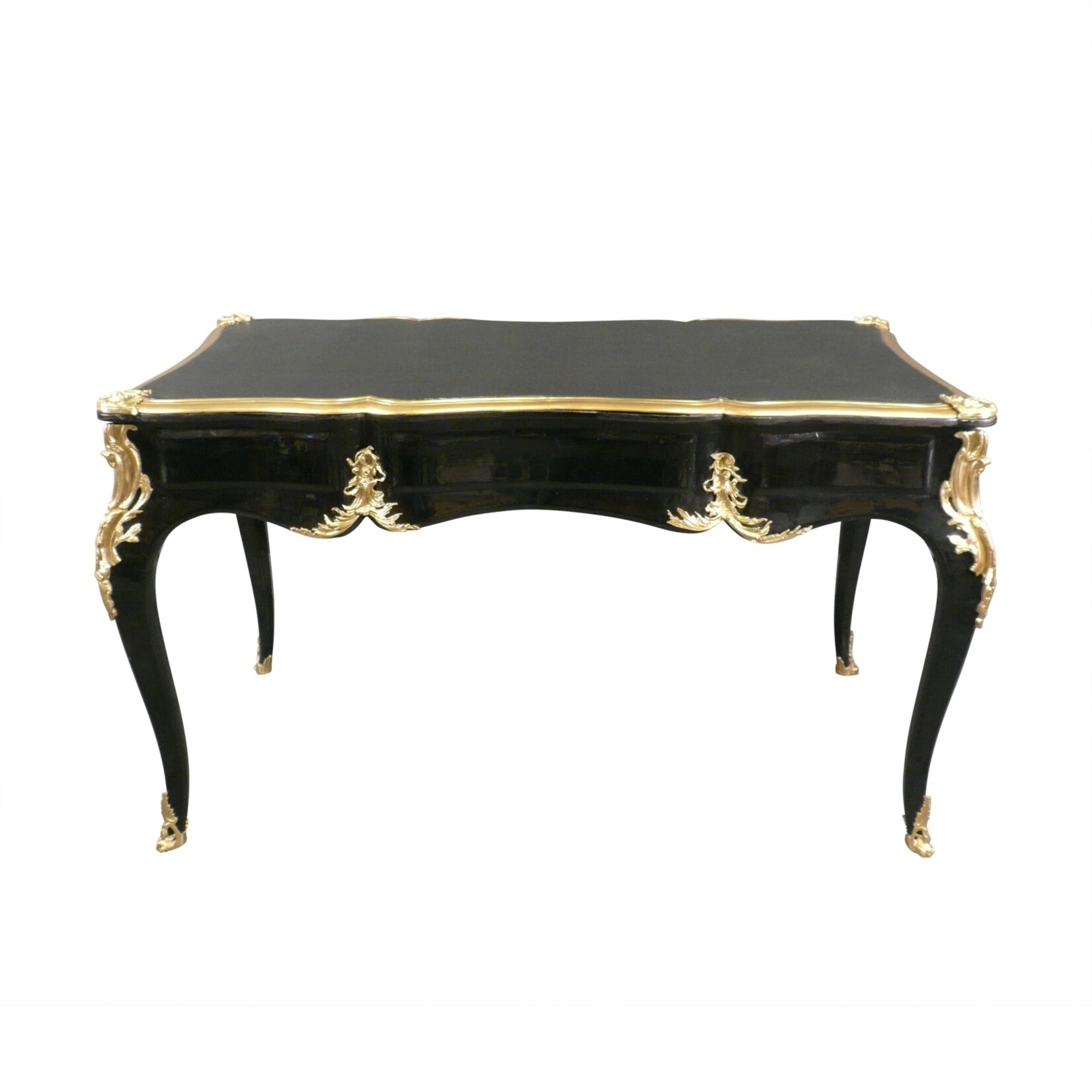 LC BUREAU EMPIRE BRONZE DORÉ NOIR