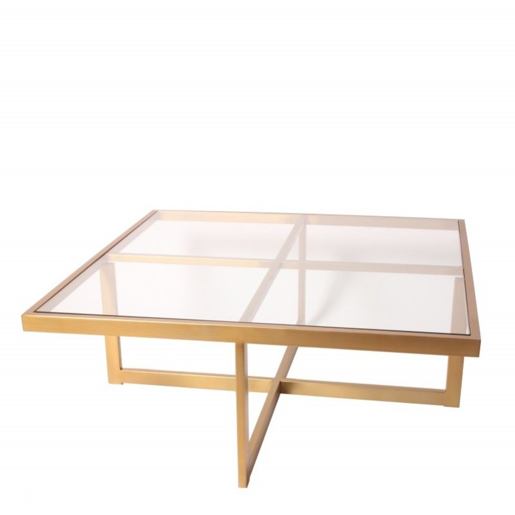 Dutch & Style Cuba square coffee table gold SET/5