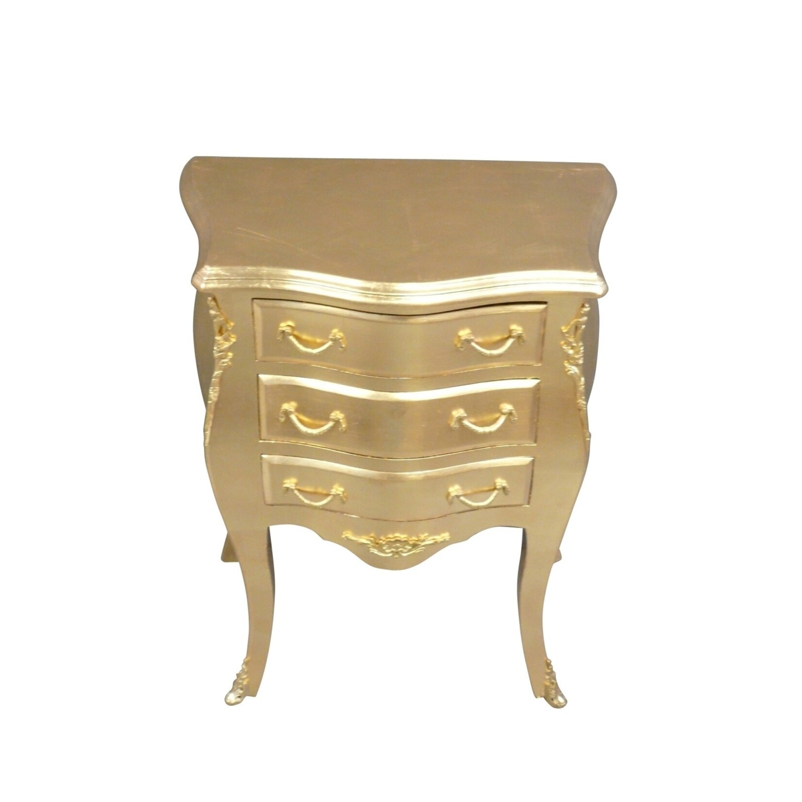 Baroque dining room chair gold zwart