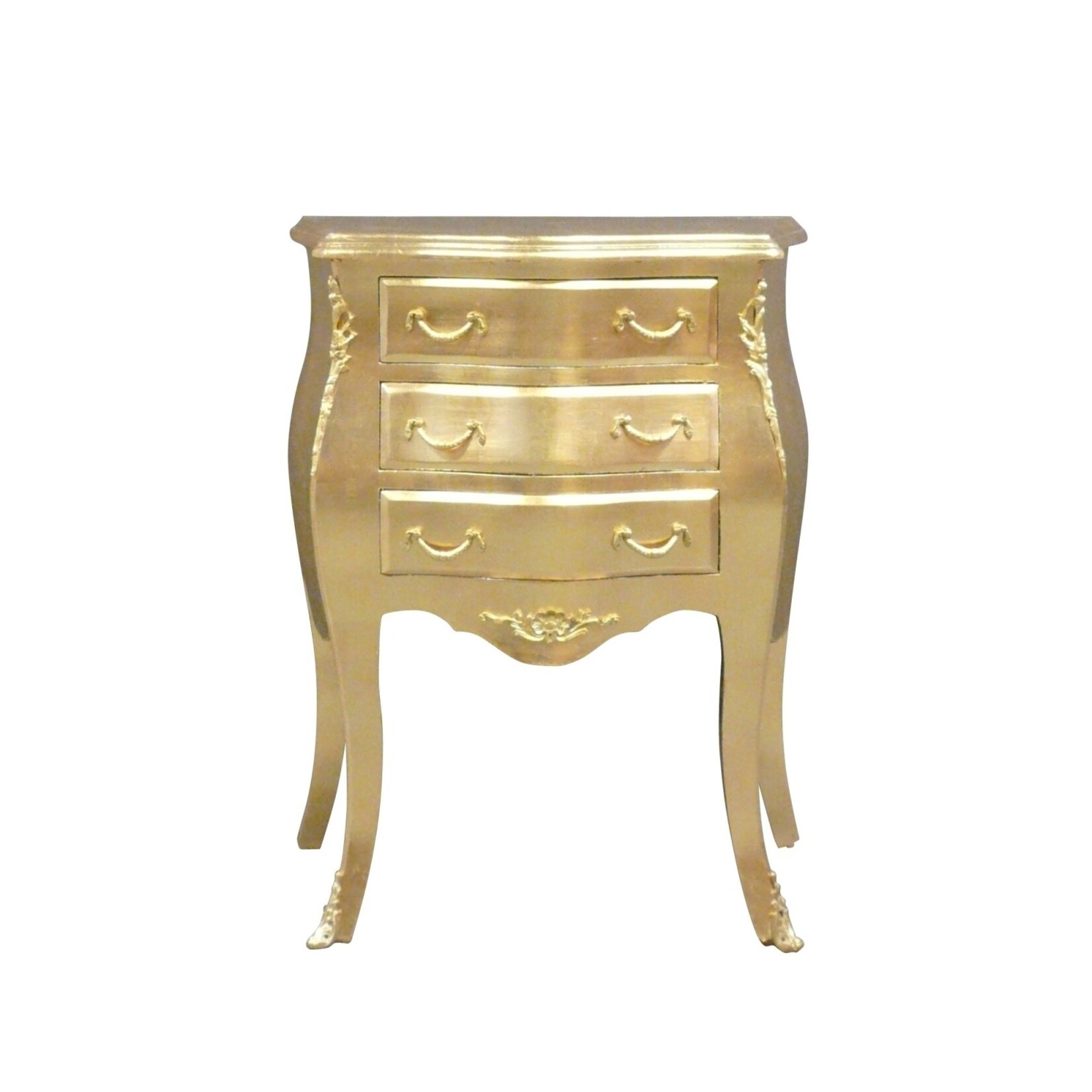 Baroque dining room chair gold zwart