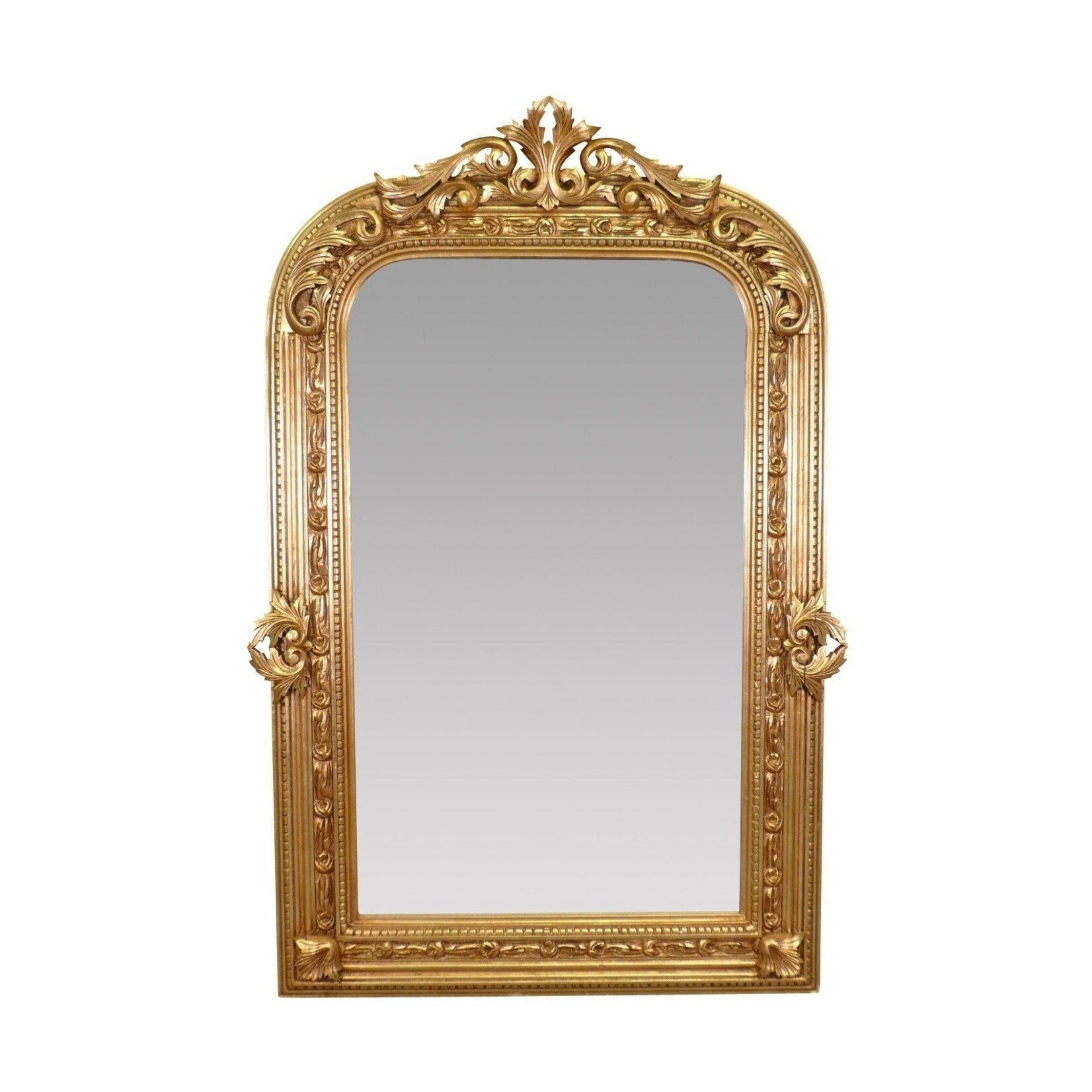 LC Baroque Mirror Aimee Antique Silver XXL