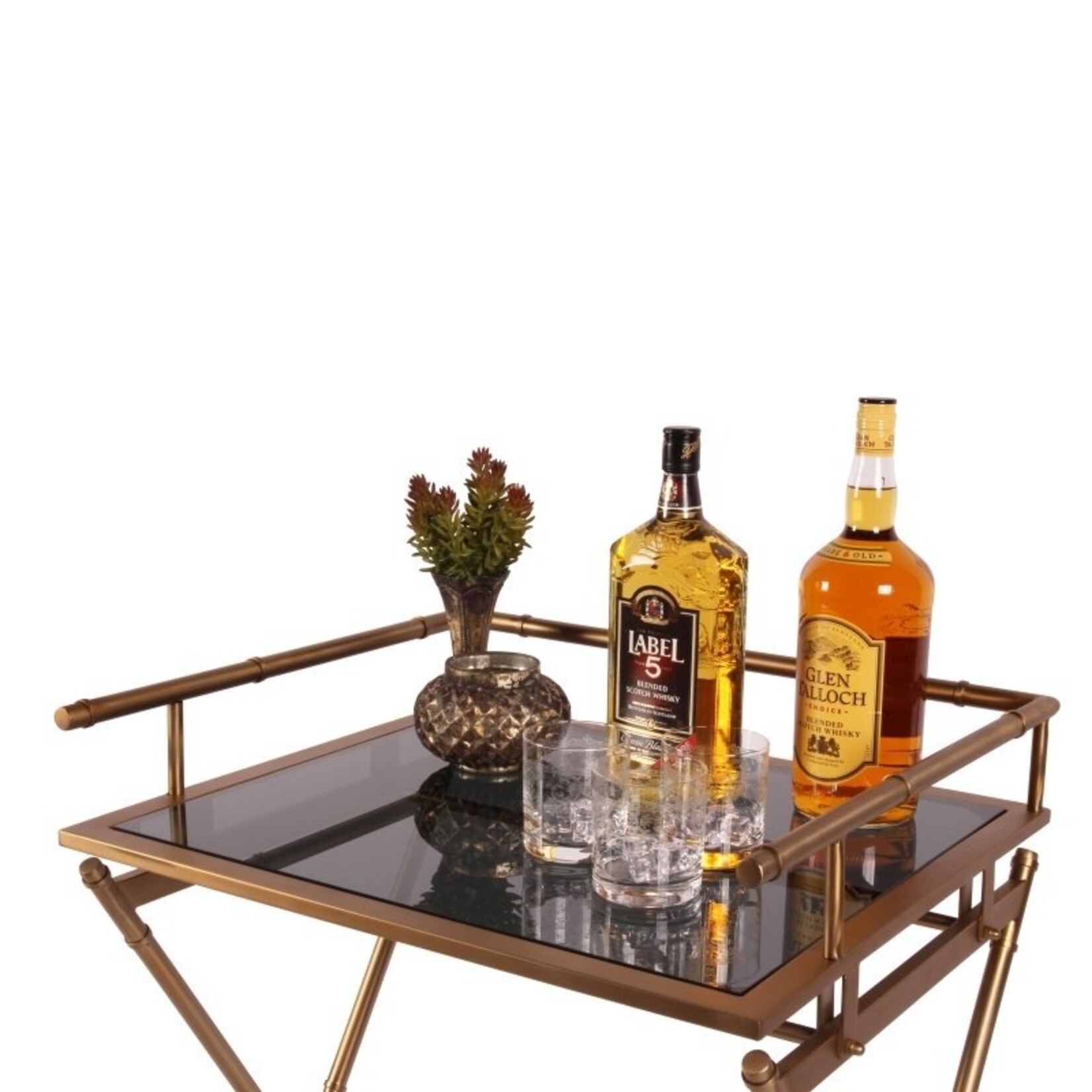 Dutch & Style Martinique butler tray zilver goud