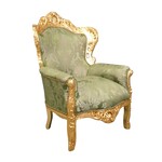 LC Barok fauteuil groen Napoli