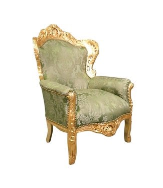meditatie Versnipperd bekennen Barok fauteuil groen Napoli - Le Chique Wonen