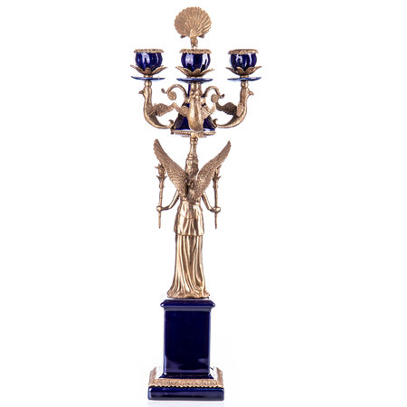 Decotrends Bougeoir Le Versaille Porcelaine